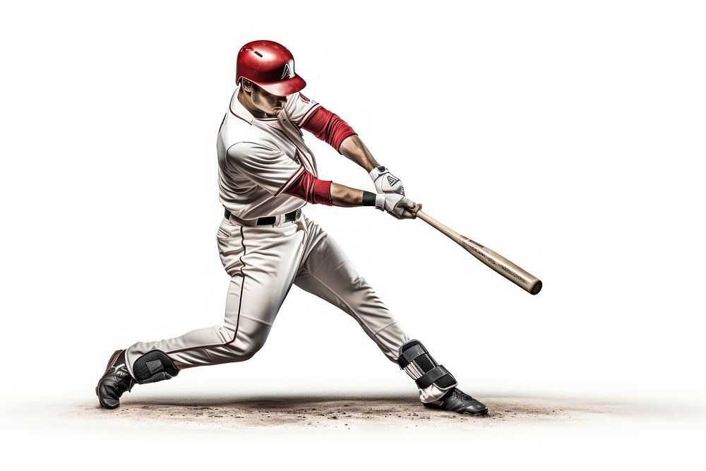 Baseball athlete helmet sports. AI generated Image by rawpixel.