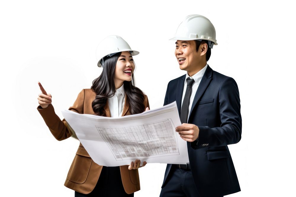 Holding talking hardhat helmet. AI generated Image by rawpixel.