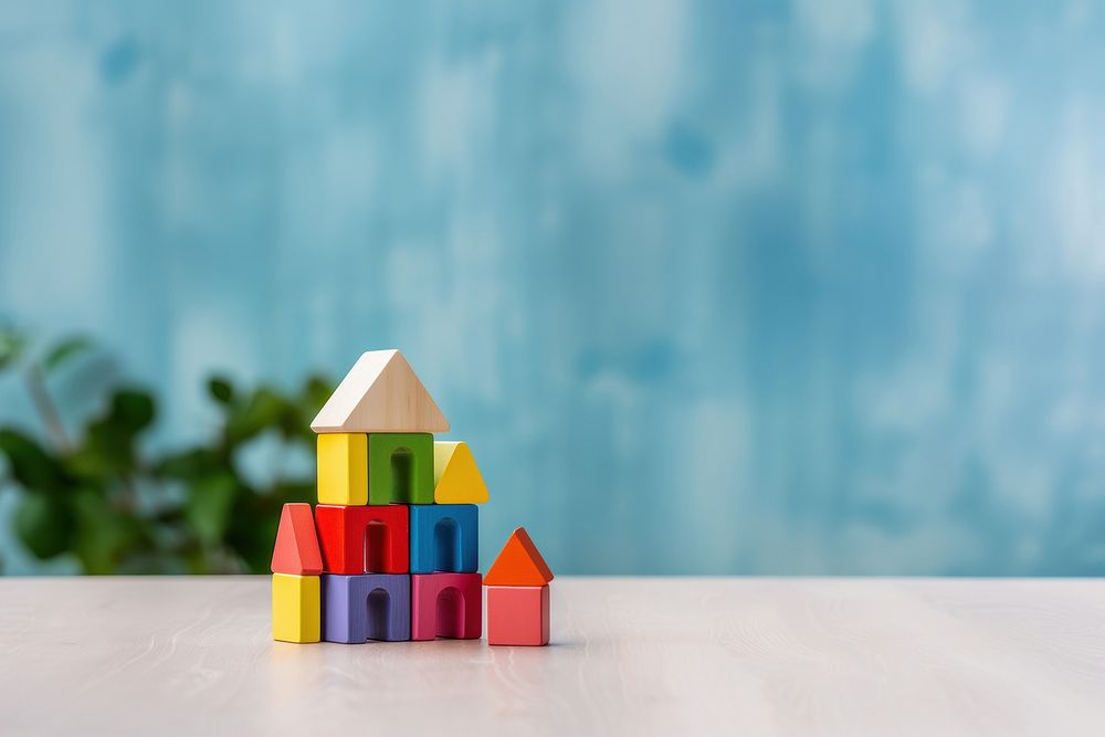 Toy building house construction. AI generated Image by rawpixel.