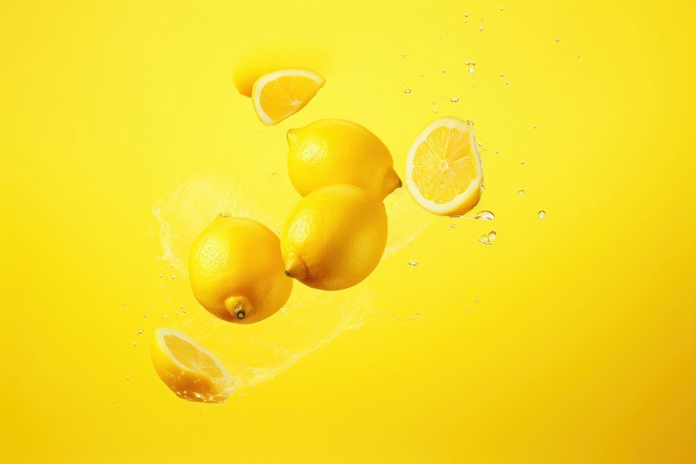 Yellow food lemon fruit. AI generated Image by rawpixel.