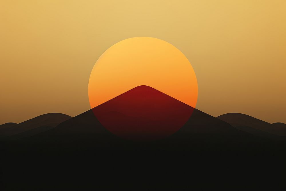 Sun sunlight outdoors sunset. AI generated Image by rawpixel.