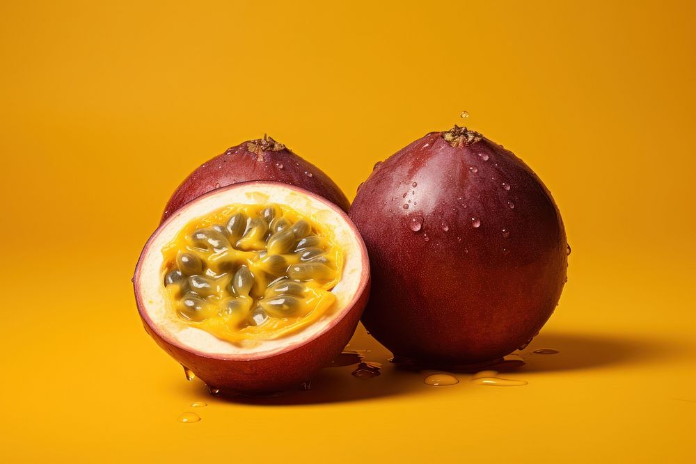 Fruit plant food passion fruit. 