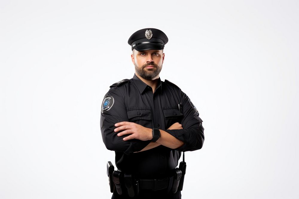 Officer police adult man. AI generated Image by rawpixel.
