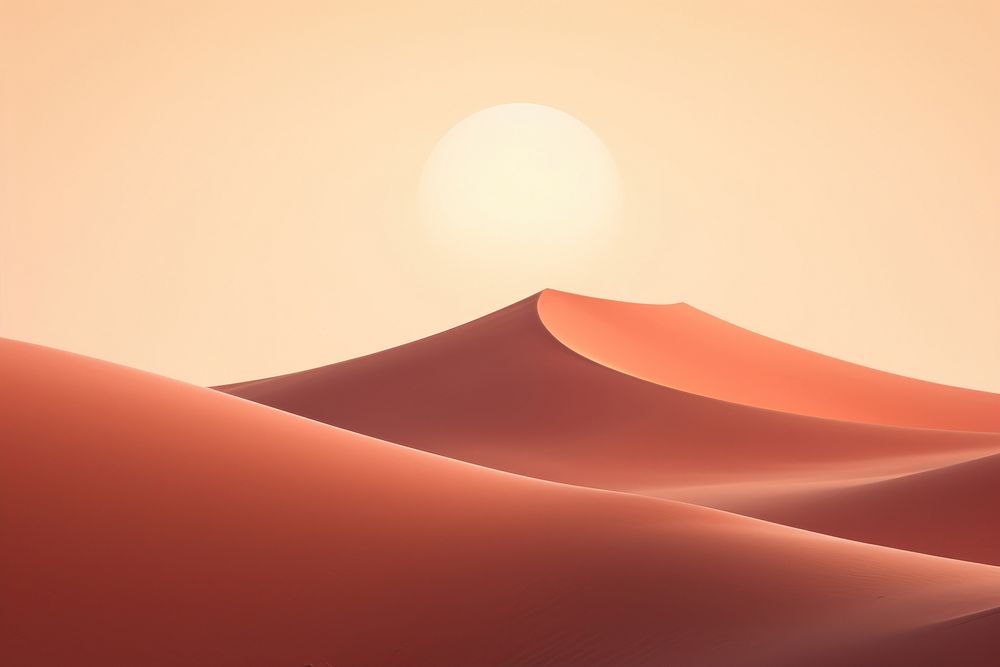 Desert outdoors nature sand. AI generated Image by rawpixel.