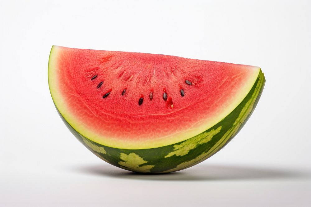 Watermelon fruit plant food. 