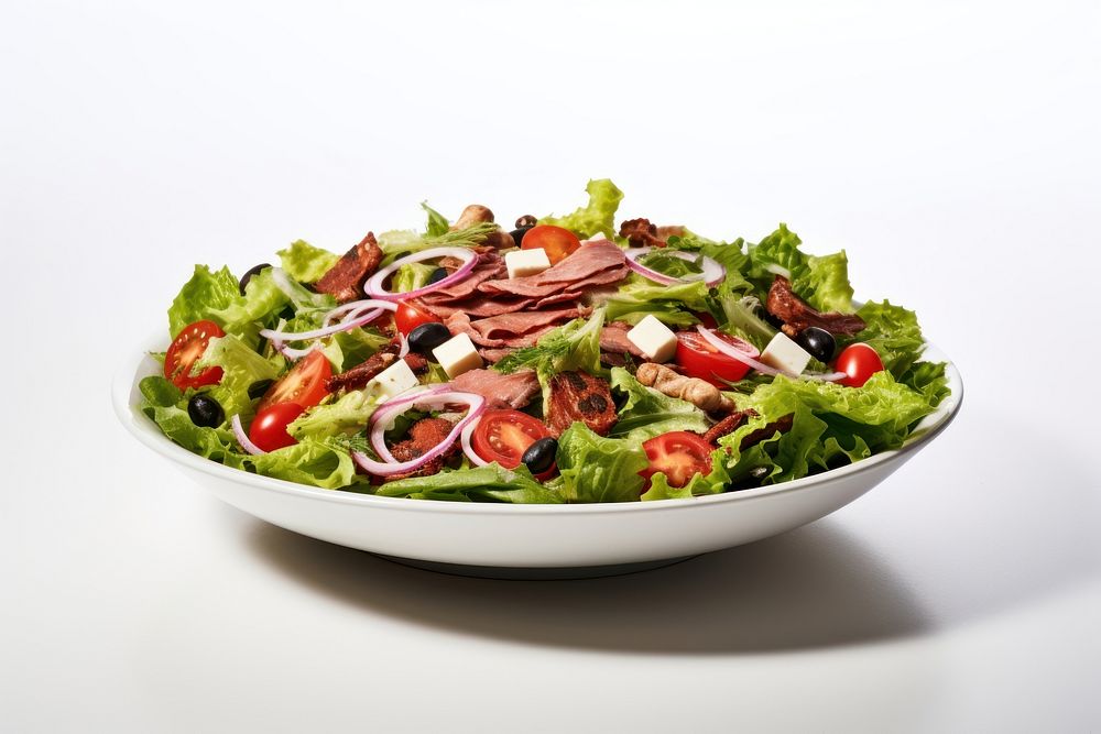 Salad vegetable food meal. AI generated Image by rawpixel.