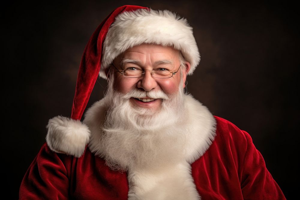 Christmas beard santa claus celebration. AI generated Image by rawpixel.