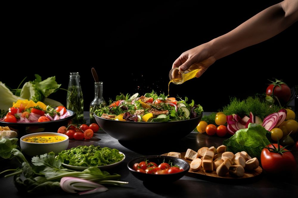 Food vegetable cooking person. AI generated Image by rawpixel.