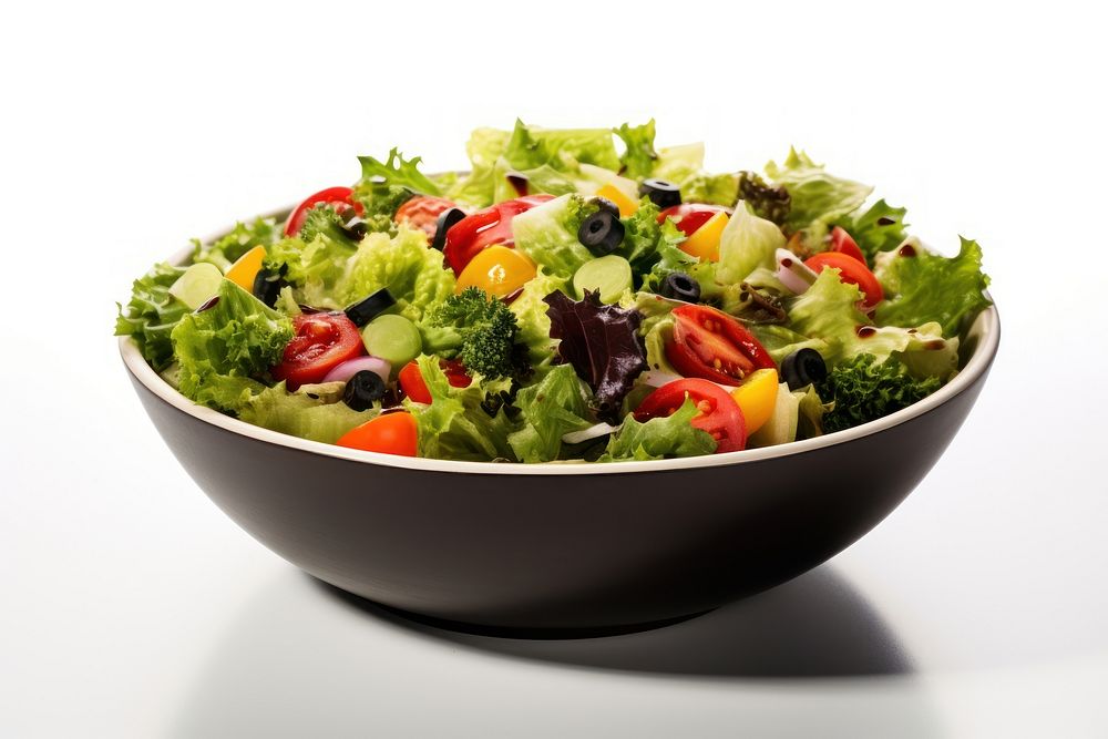 Salad bowl vegetable food. AI generated Image by rawpixel.