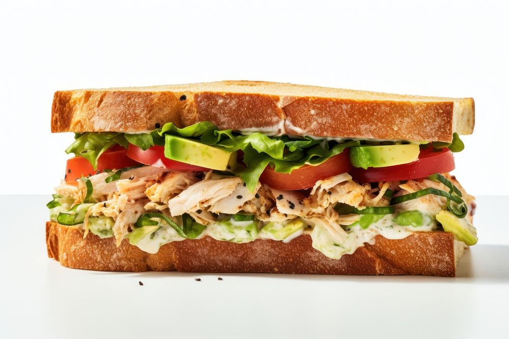 Sandwich vegetable food meal. AI generated Image by rawpixel.