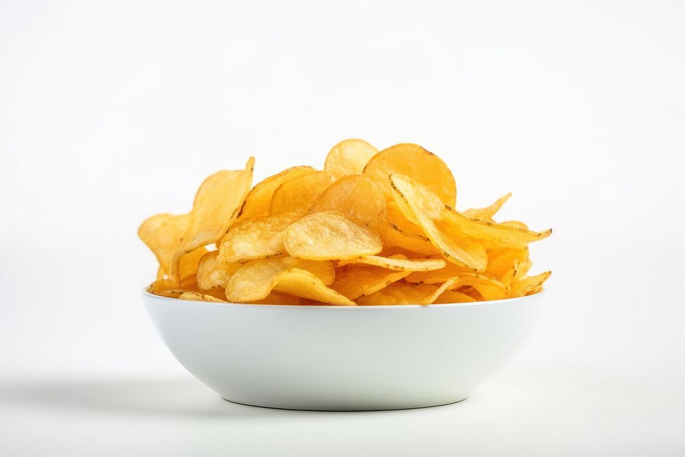 Snack potato food bowl. AI generated Image by rawpixel.