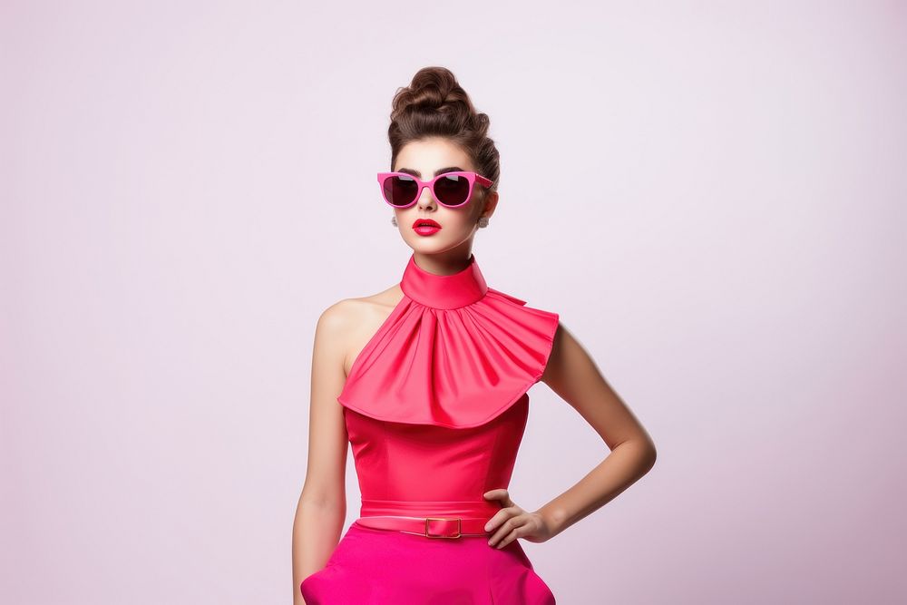 Fashion sunglasses portrait dress. AI generated Image by rawpixel.