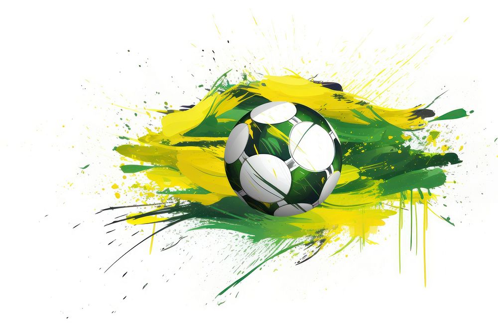 Ball football sports soccer. AI generated Image by rawpixel.