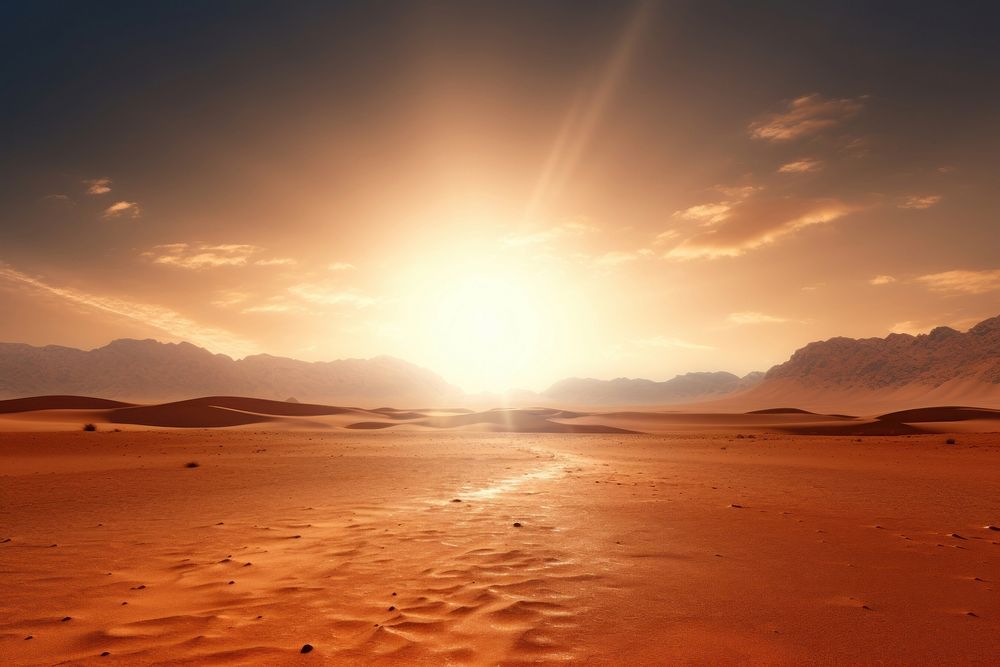 Outdoors horizon nature desert. AI generated Image by rawpixel.