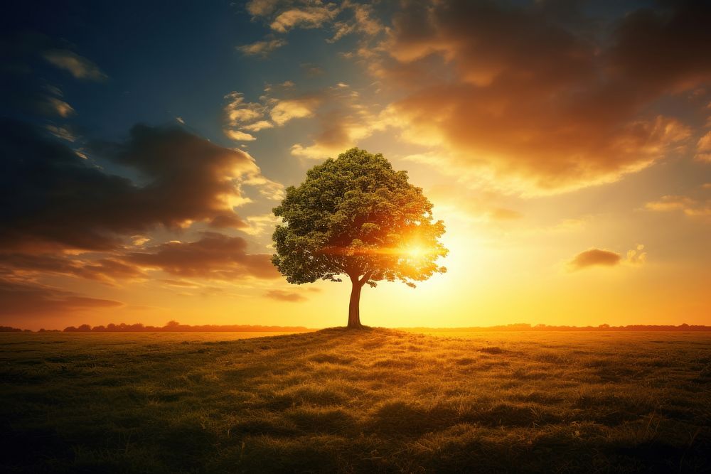 Landscape sunlight outdoors nature.