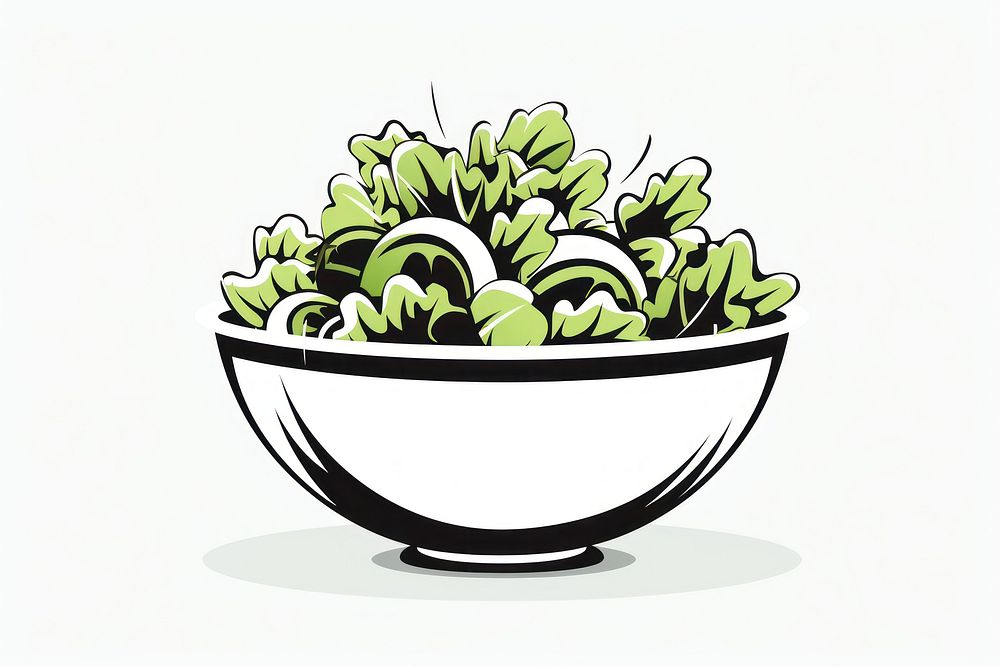 Plant food bowl vegetable. AI generated Image by rawpixel.