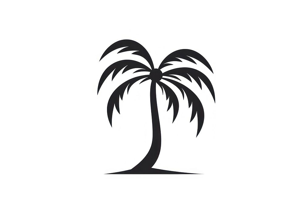 Tree plant logo white background. AI generated Image by rawpixel.