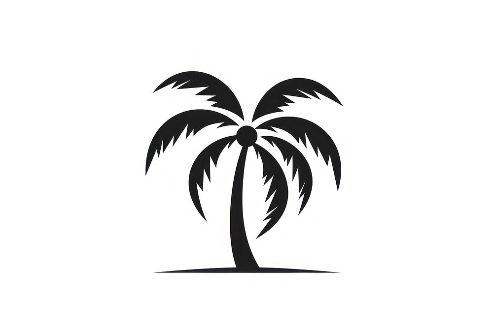 Tree silhouette plant logo. AI generated Image by rawpixel.