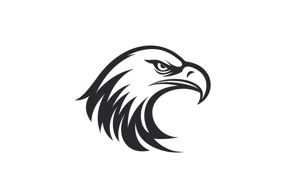 Drawing eagle line bird. AI generated Image by rawpixel.