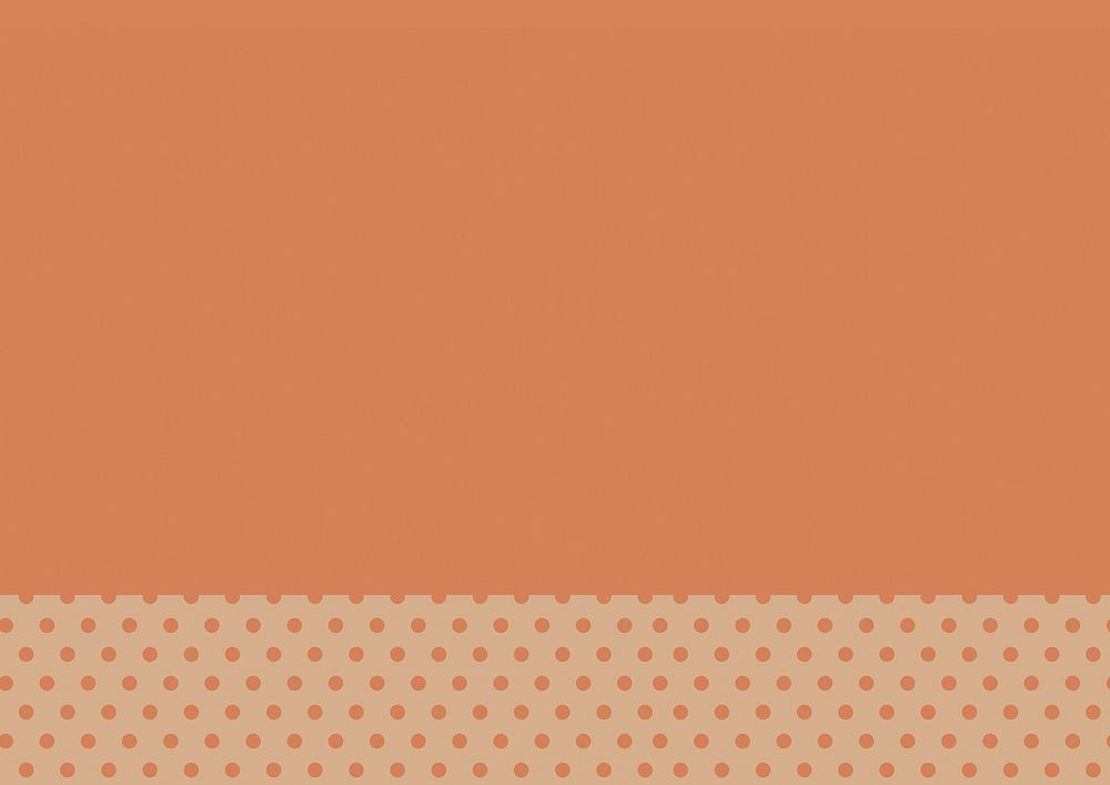 Orange polka dot background design