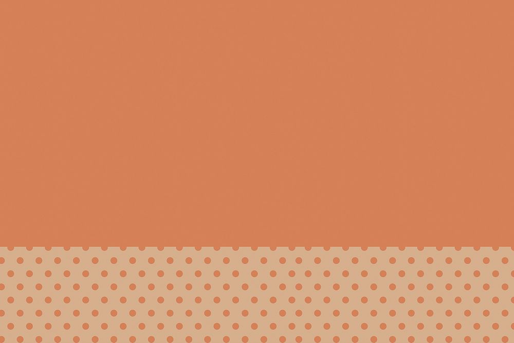 Orange polka dot background design