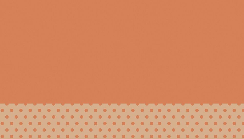 Orange polka dot background design