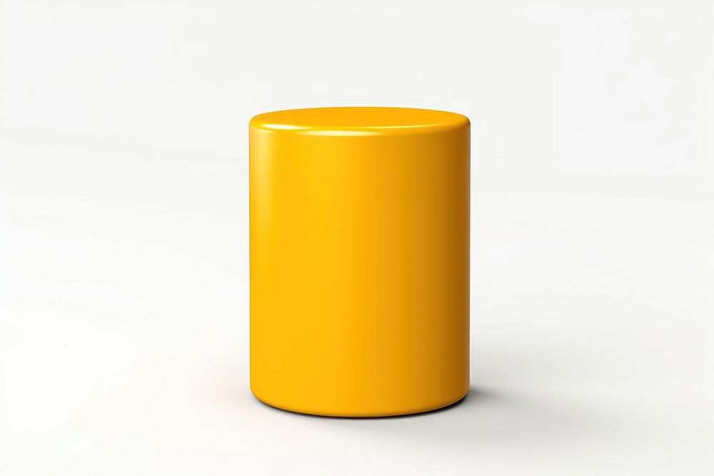 Cylinder white background simplicity porcelain. AI generated Image by rawpixel.