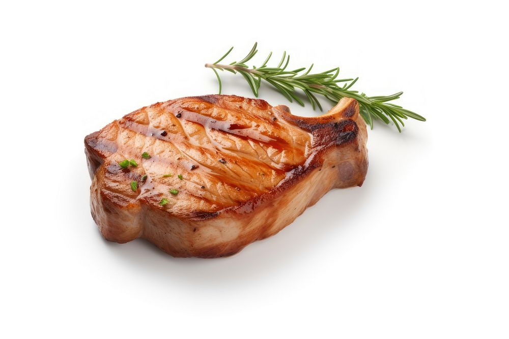 Pork steak meat food. AI generated Image by rawpixel.