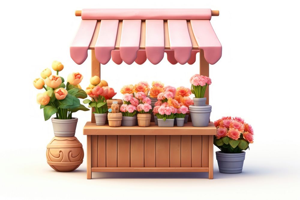 Flower plant architecture arrangement. AI generated Image by rawpixel.