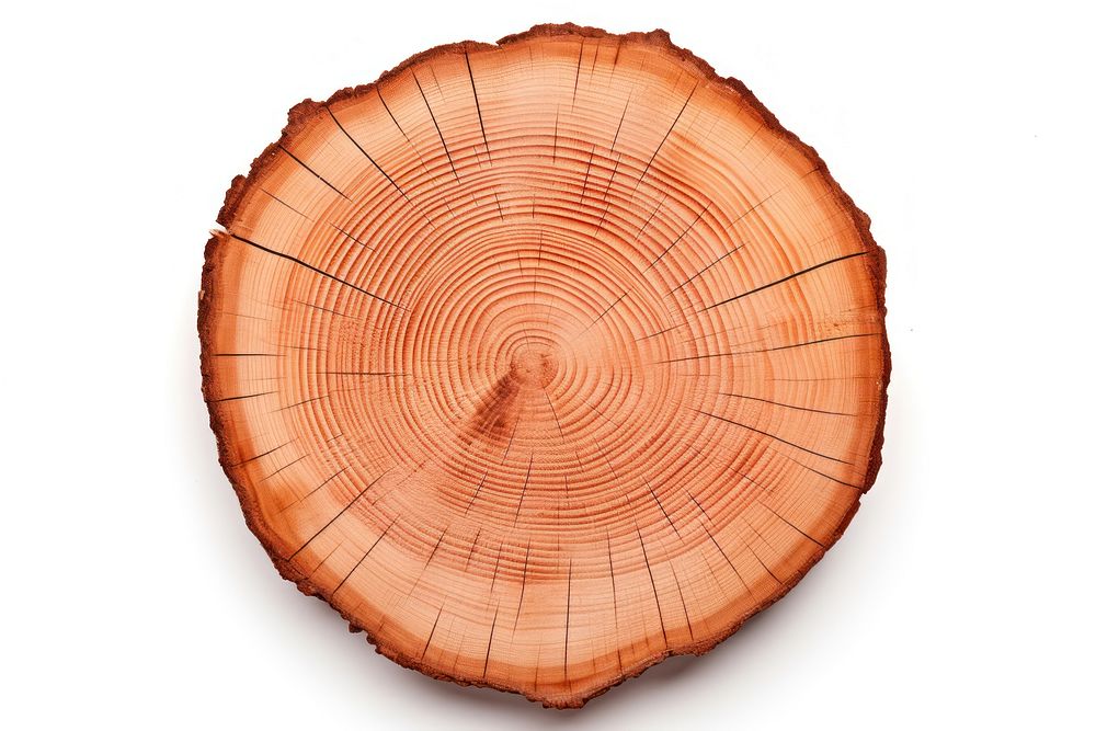 Cherrywood log plant tree white background. AI generated Image by rawpixel.