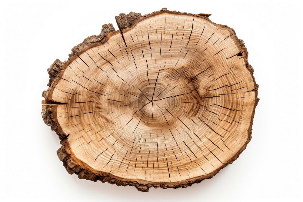 Cutted oak log plant wood tree. AI generated Image by rawpixel.