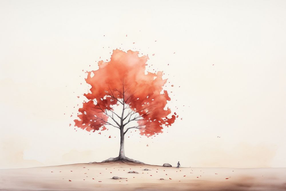Autumn plant tree transportation. AI generated Image by rawpixel.