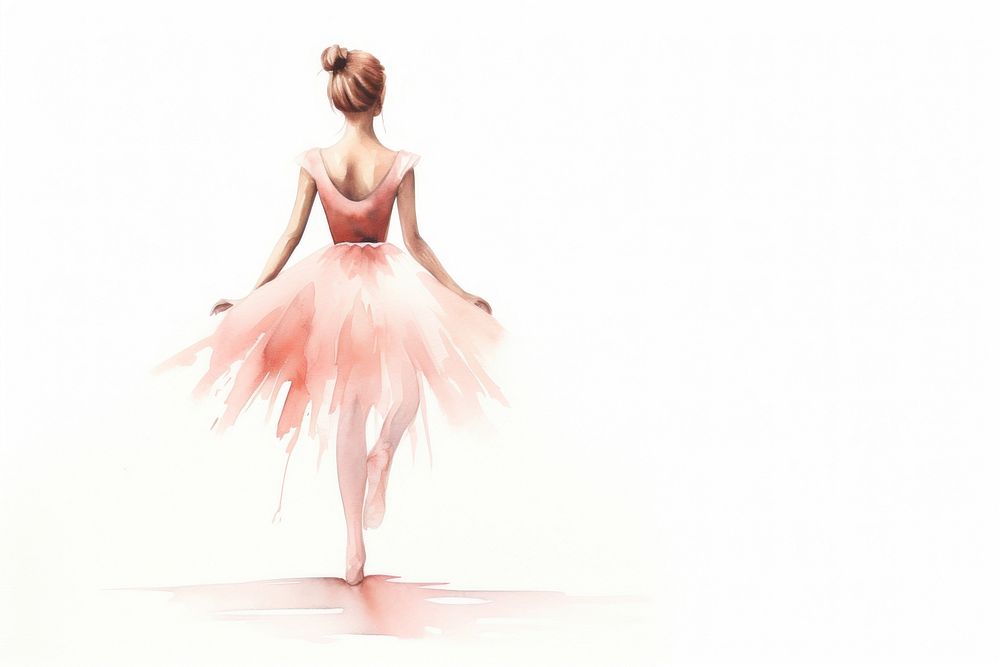 Ballerina dancing ballet adult. AI generated Image by rawpixel.