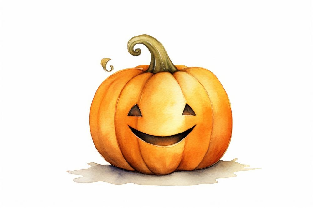 Pumpkin vegetable food anthropomorphic. AI generated Image by rawpixel.