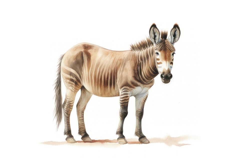 Wildlife animal mammal donkey. AI generated Image by rawpixel.