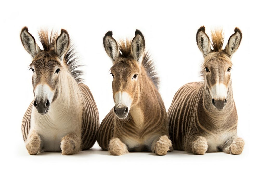 Animal mammal donkey horse. AI generated Image by rawpixel.