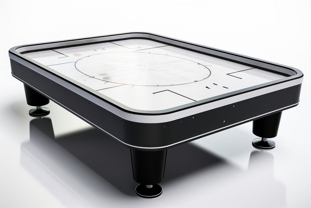 Air hockey table furniture indoors. AI generated Image by rawpixel.