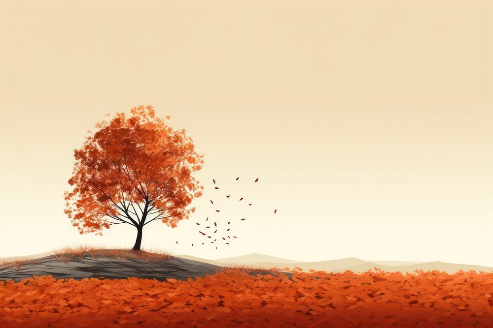 Autumn landscape outdoors scenery. AI generated Image by rawpixel.