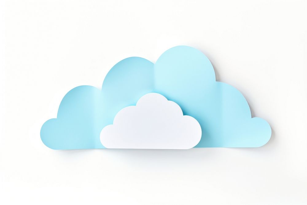 Cloud paper white background cloudscape appliance. AI generated Image by rawpixel.