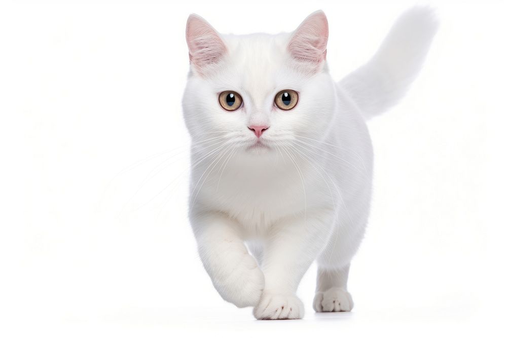 Animal mammal white pet. AI generated Image by rawpixel.