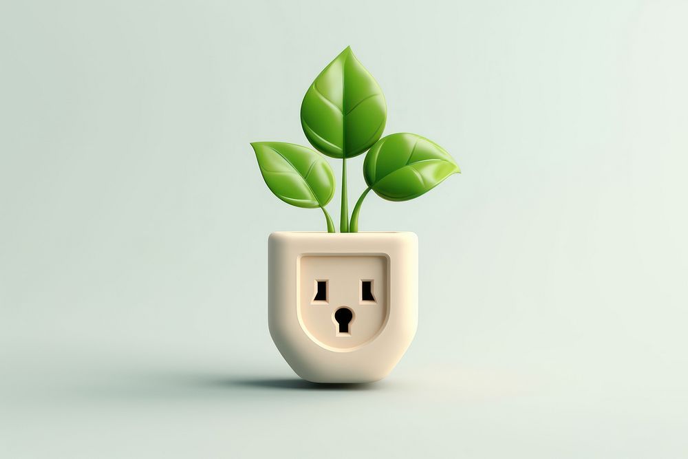 Plant green leaf anthropomorphic. AI generated Image by rawpixel.