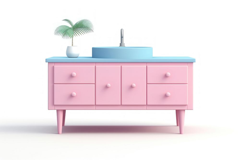 Furniture sideboard bathroom sink. AI generated Image by rawpixel.