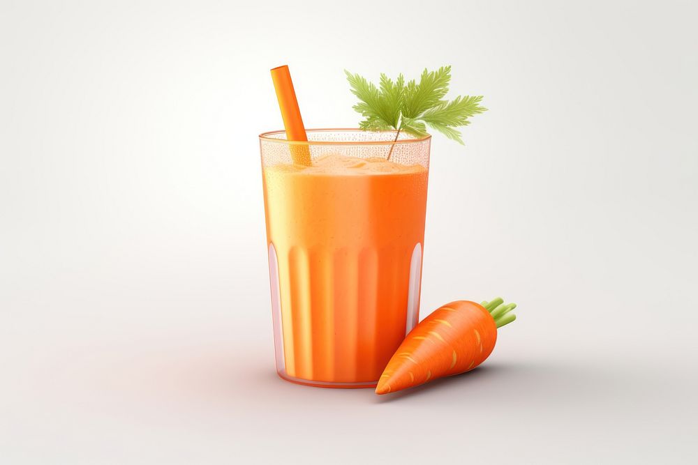 Carrot juice vegetable smoothie. AI generated Image by rawpixel.