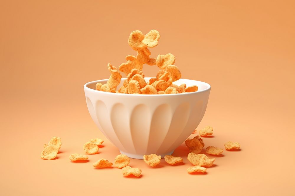 Bowl food freshness popcorn. AI generated Image by rawpixel.