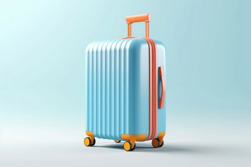 Luggage suitcase briefcase arriving. AI generated Image by rawpixel.