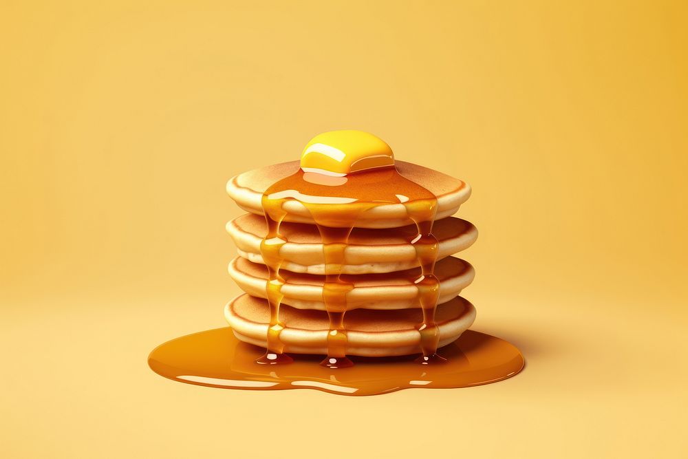 Pancake breakfast food chocolate. AI generated Image by rawpixel.