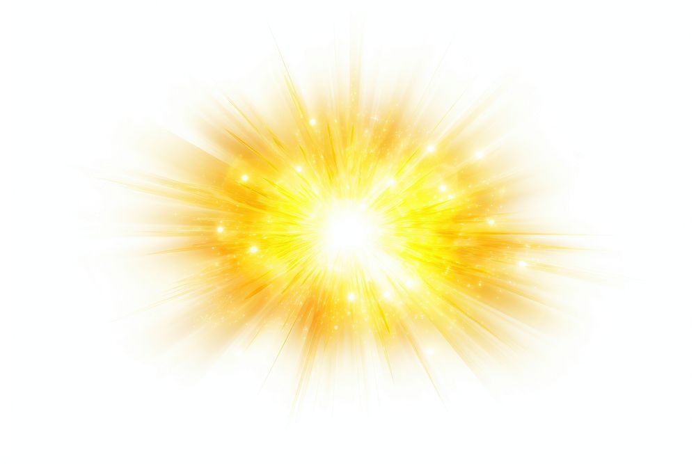 Yellow glowing light explosion sunlight flare. AI generated Image by rawpixel.