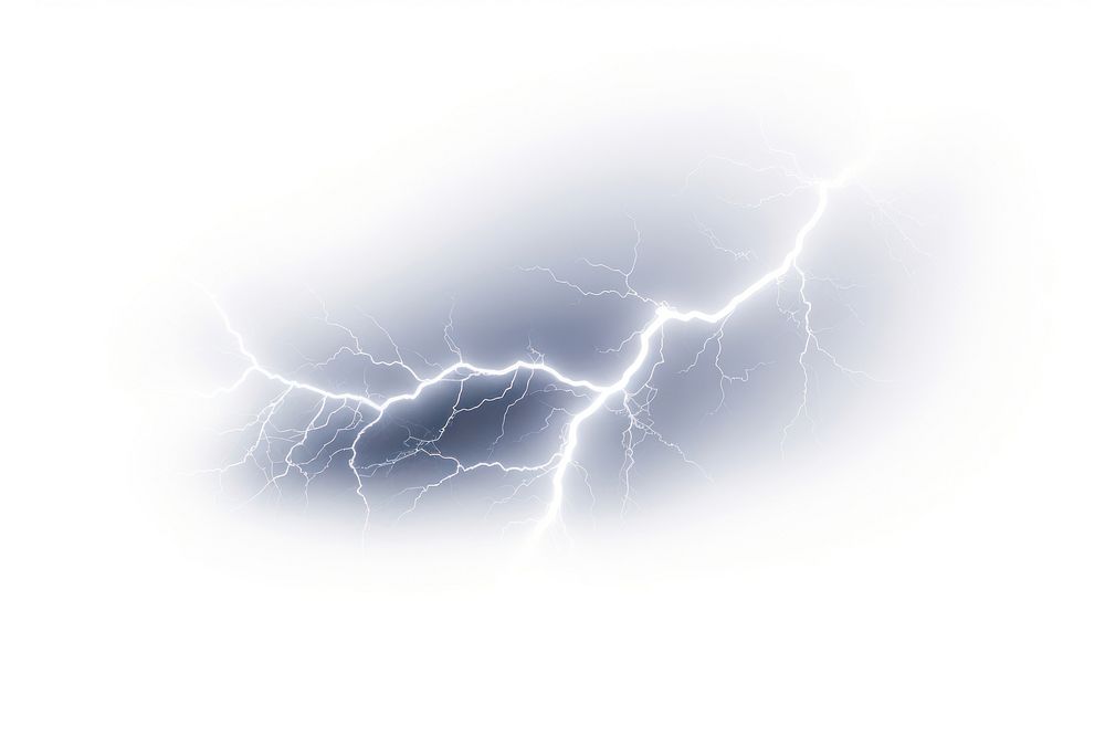 Lightning thunderstorm nature electricity. AI generated Image by rawpixel.