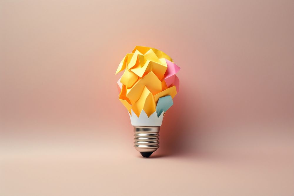 Light lightbulb electricity illuminated. AI generated Image by rawpixel.