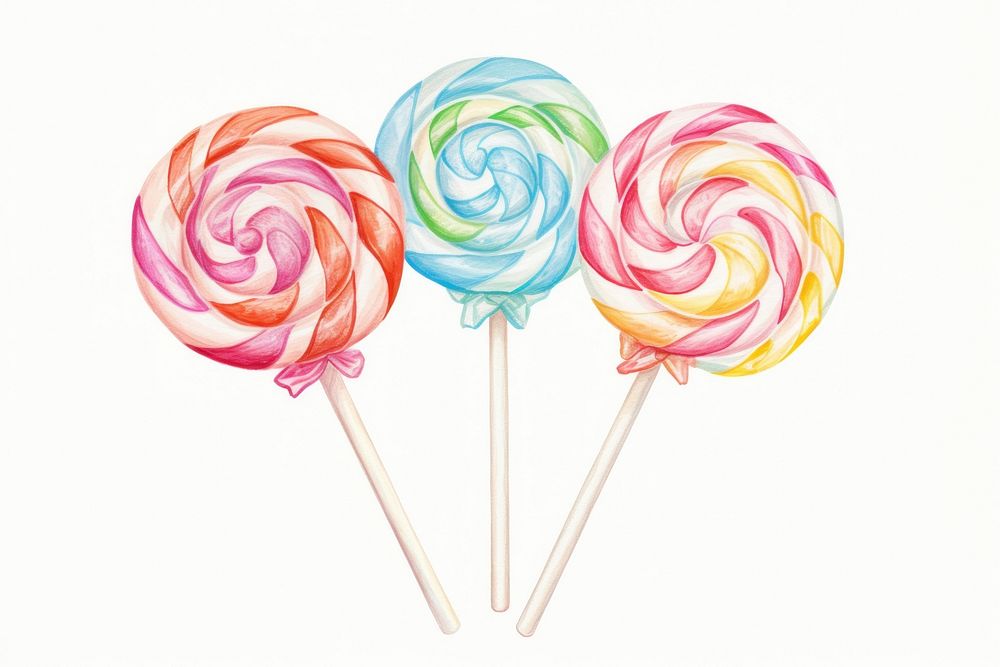 Lollipop candy confectionery food. AI generated Image by rawpixel.